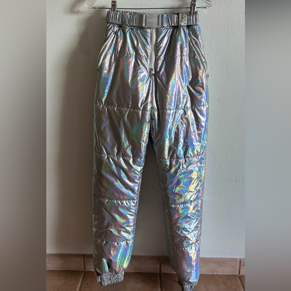Club exx metallic space bae escapade snow pants